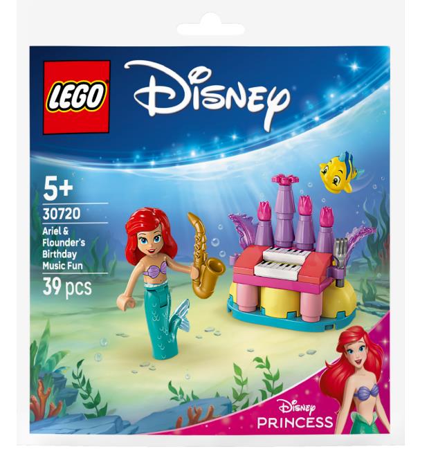 Конструктор LEGO recruitment Disney Princess Музичні розваги Аріель і Флаундера з нагоди дня народження