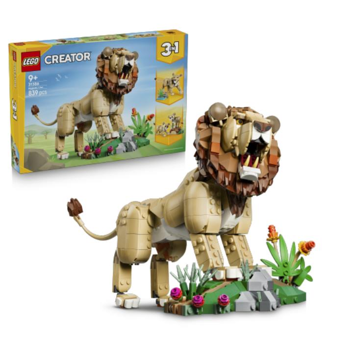 Конструктор LEGO Creator Дикі тварини: Величний лев