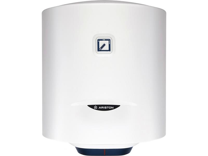 Водонагрівач електр. Ariston круглий BLU1 R PL DRY, 50л, 1,5кВт, сухий тен, мех. кер-ння, C, Італія, білий