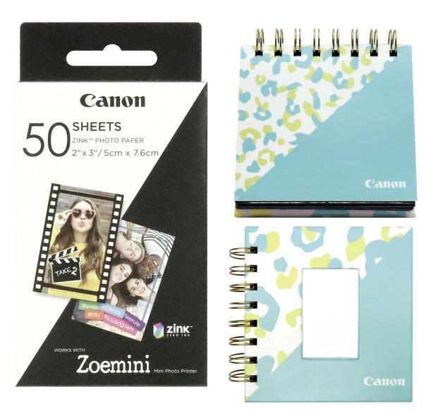 Комплект папіру Canon ZINK™ 2"x3" ZP-2030 (50шт) + фотоальбом + фото рамка