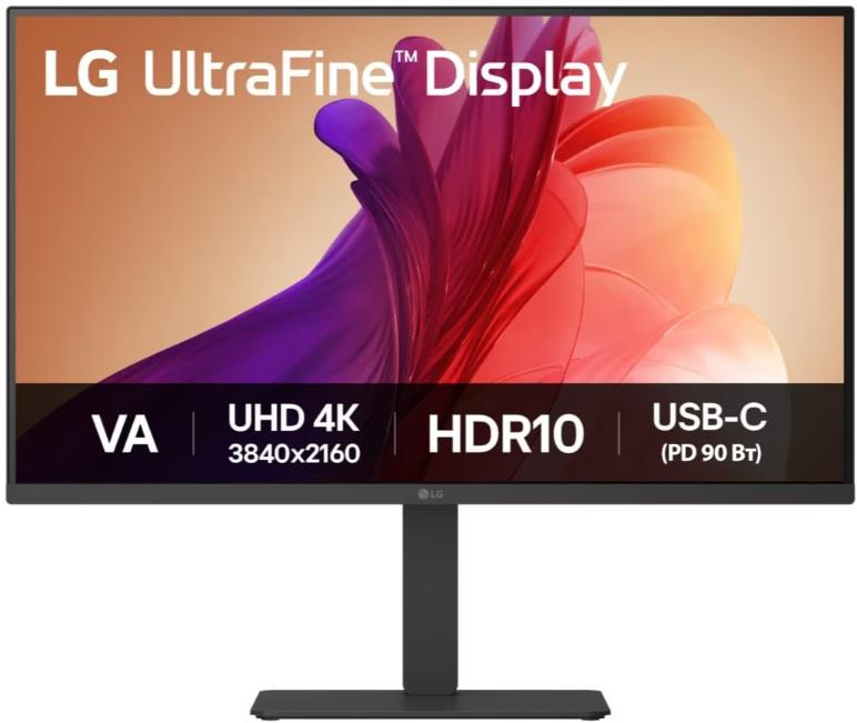 Монітор LG 31.5" 32U720A-B 2xHDMI, DP, USB-C, MM, VA, 3840x2160, DCI-P3 90%, Pivot, HDR10
