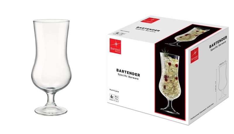 Набор бокалов Bormioli Rocco BARTENDER HURRICANE для коктейля, 6*504 мл