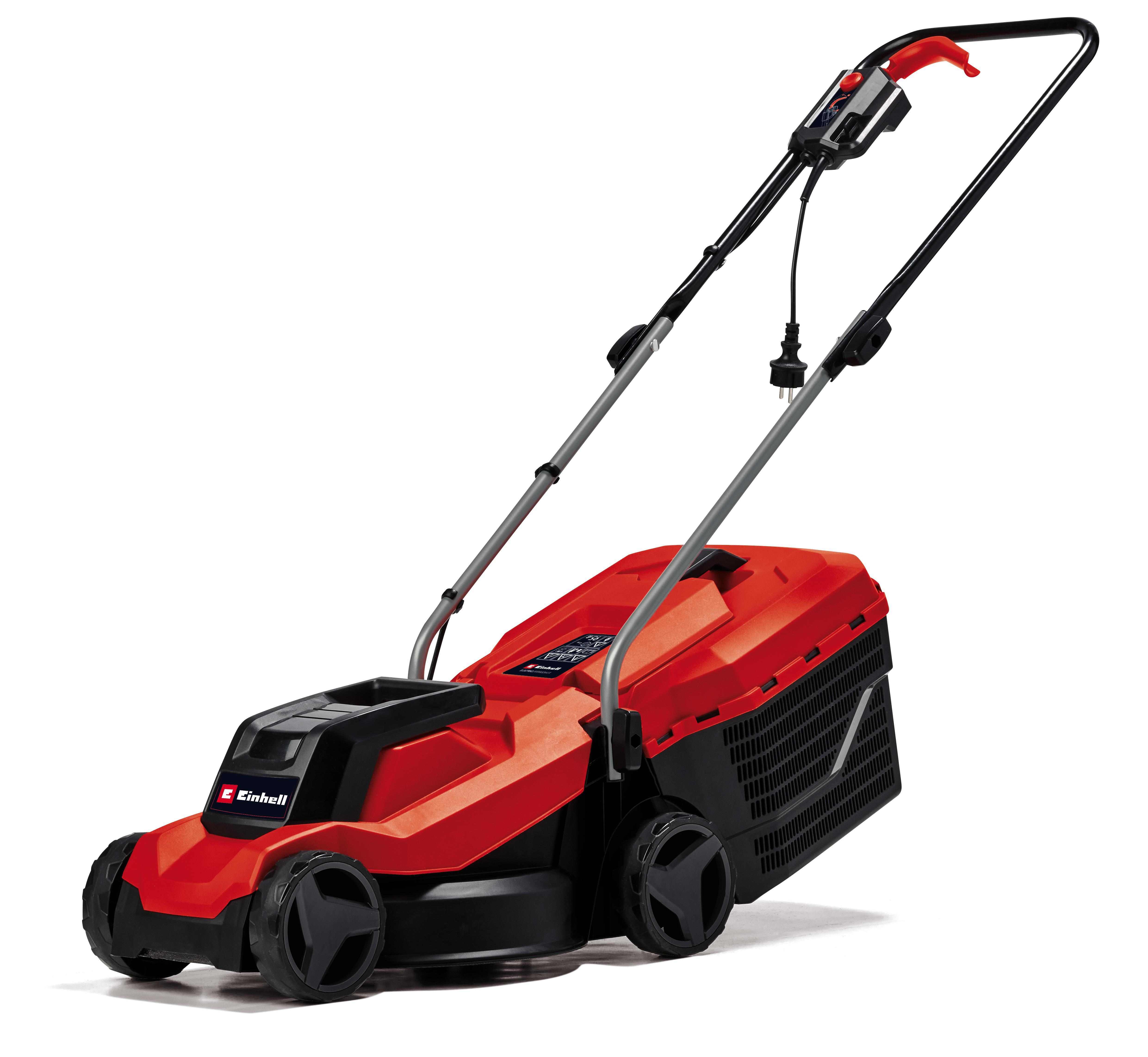 Газонокосарка електрична Einhell GC-EM 1000/32 1000Вт 32см 20-70мм 30л до 300м2 7.91кг