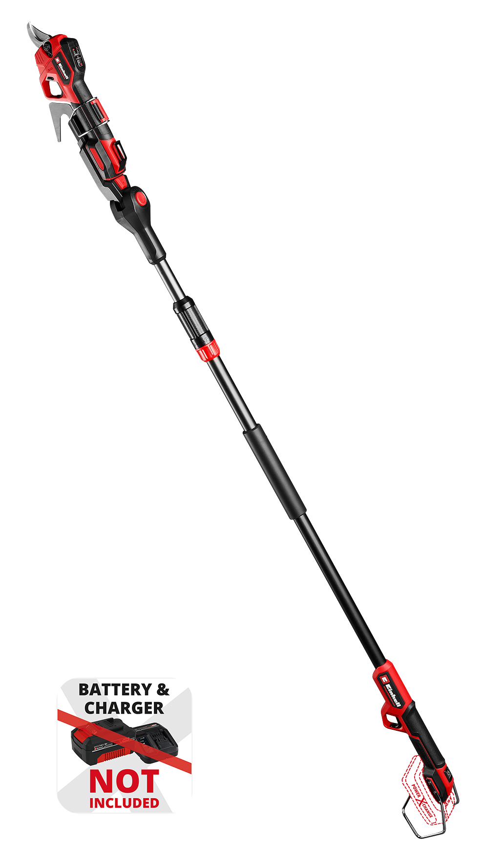 Секатор телескопічний акумуляторний Einhell Professional GP-LS 18/28 Li T BL - Solo PXC 18В товщ. 28/14мм сталь SK5 телескопічна штанга 0.82кг без АКБ та ЗП