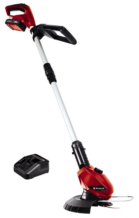 Тример садовий акумуляторний Einhell GE-CT 18 Li Kit PXC 18В акб 1х2.5А·год 24см ЗП 1.75кг