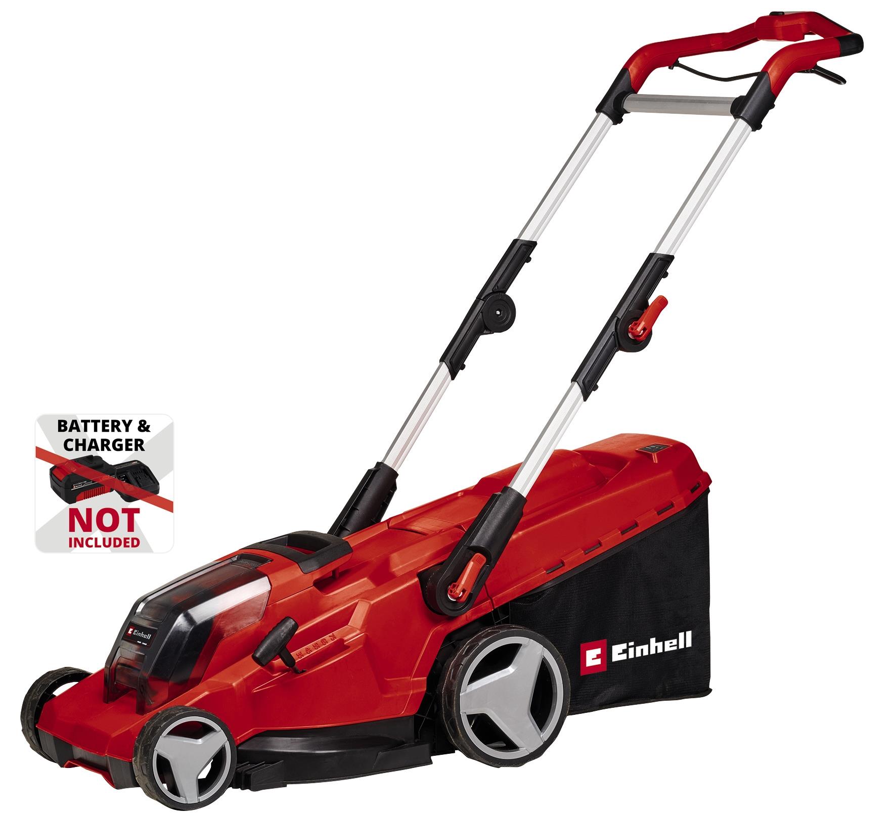 Газонокосарка акумуляторна Einhell Professional PXC GP-CM 36/41 Li 36В(18+18) 41см 50л 25-75мм 15.1кг без АКБ та ЗП