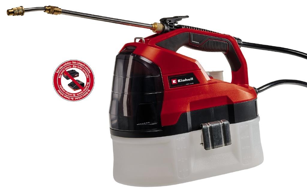 Обприскувач акумуляторний Einhell GE-WS 18/35 Li - Solo PXC 18В 3.8л 1л/хв 2.2кг без АКБ та ЗП