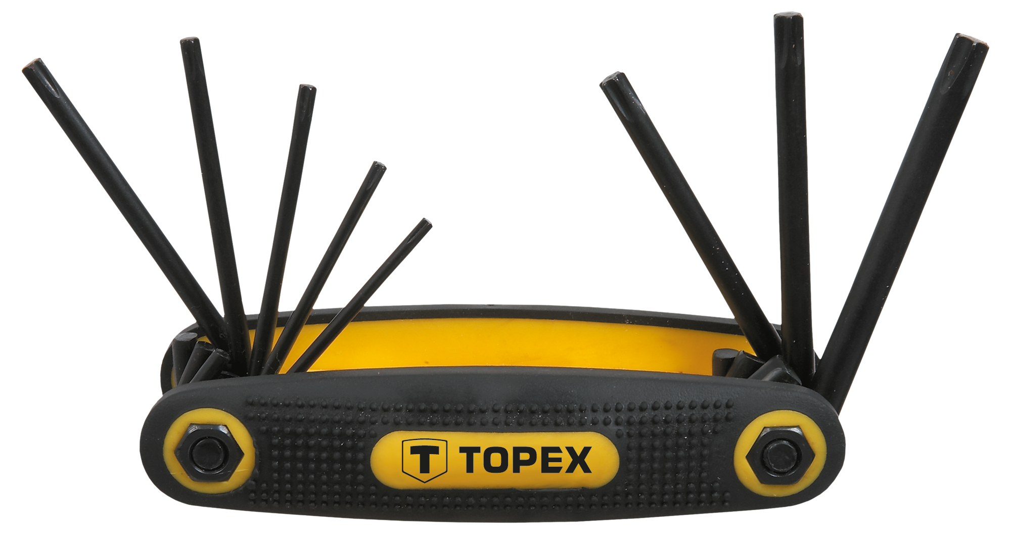 Ключі Torx TOPEX, T9-T40, складаються в ручку, набір 8шт