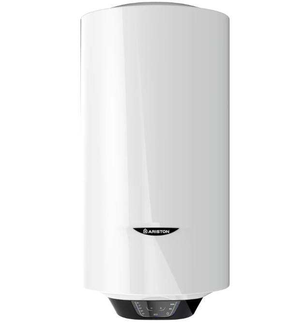 Водонагрівач електр. Ariston круглий слім PRO1 ECO 65 V SLIM 1.8K PL EU, 65л, 1,8кВт, ел. кер-ння, B, білий