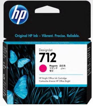 Картридж струменевий HP 712 DesignJet T230/T630/T650 Magenta 29ml