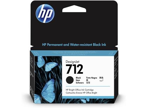 Картридж струменевий HP 712 DesignJet T230/T630/T650 Black 38ml