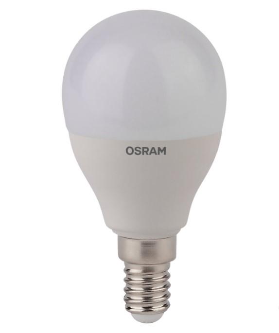 Лампа светодиодная OSRAM LED P45 6.5W (550Lm) 3000K E14