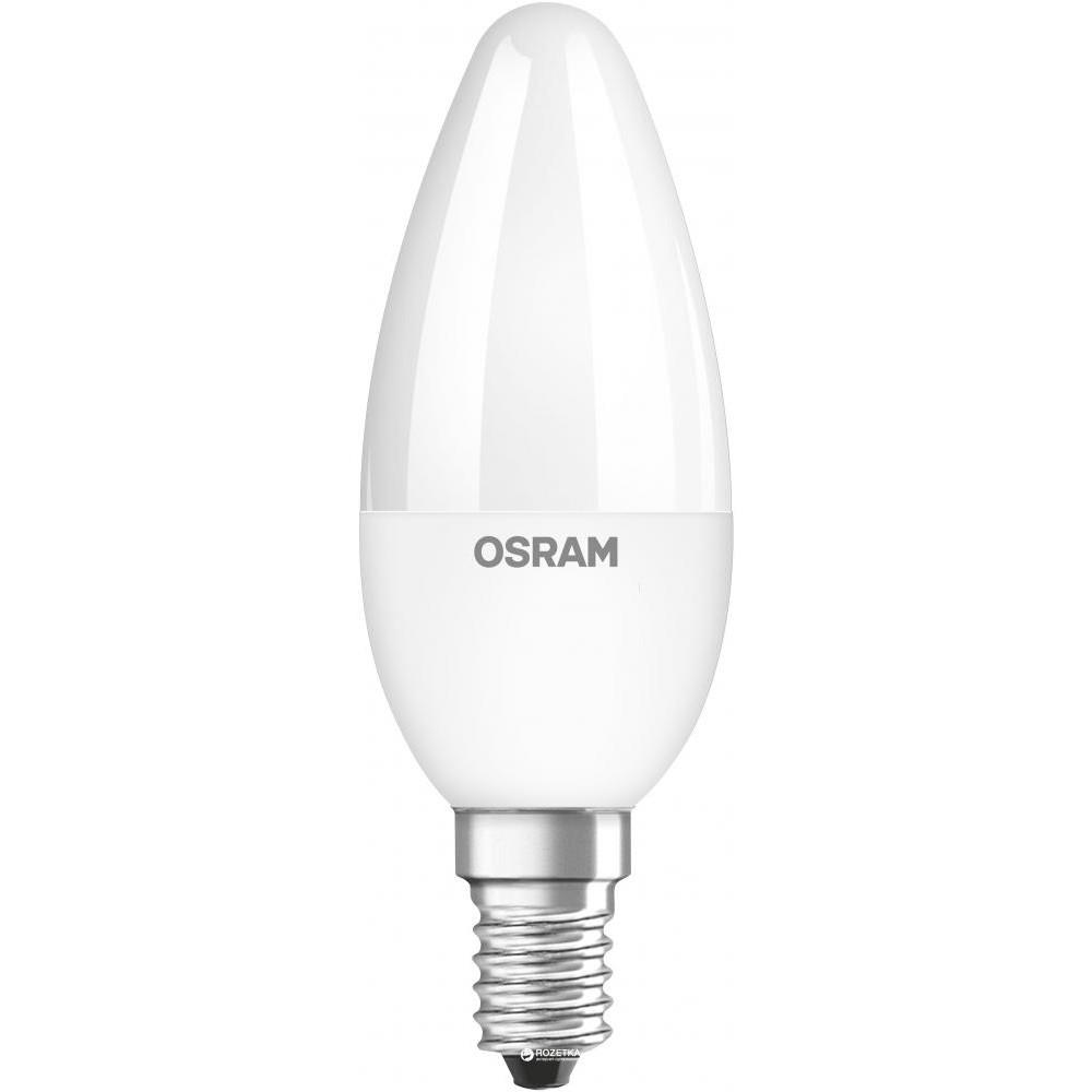 Лампа светодиодная OSRAM LED B60 свічка 7W 806Lm 2700K E14