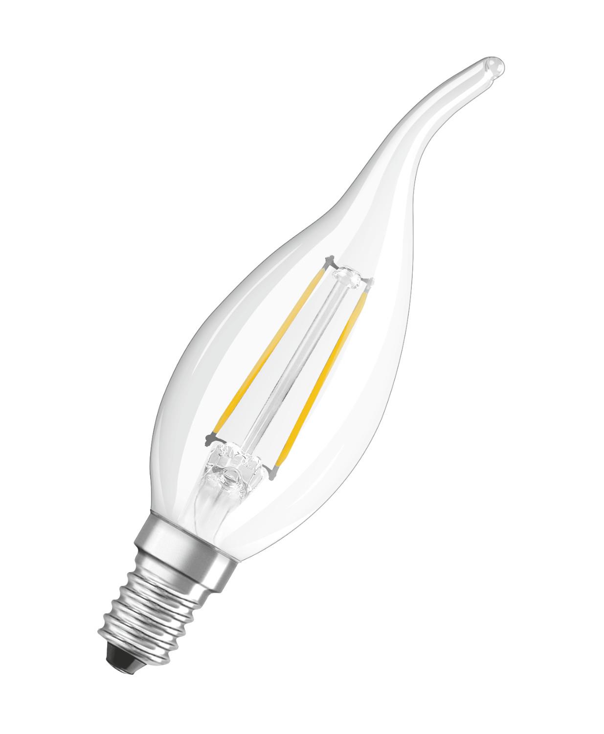 Лампа светодиодная OSRAM LED BA35 5W (660Lm) 2700K E14 филамент