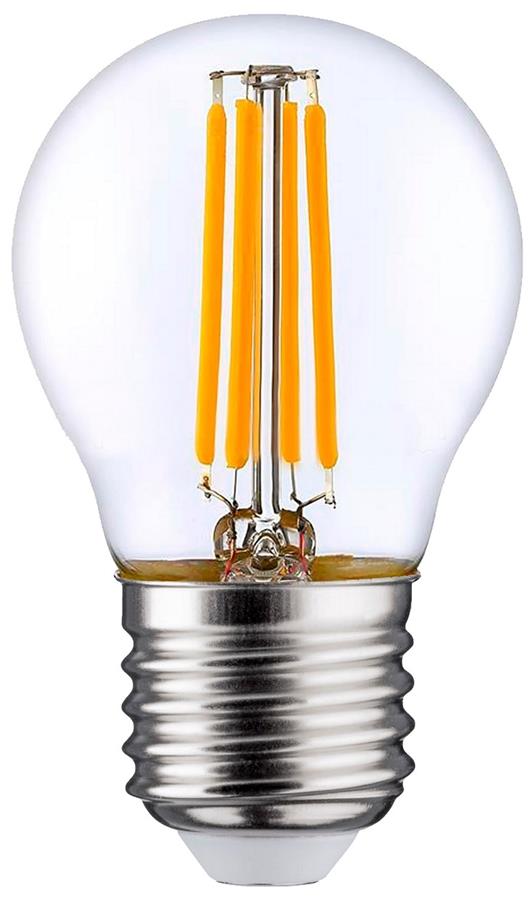 Лампа светодиодная OSRAM LED P45 5W (660Lm) 2700K E27 филамент