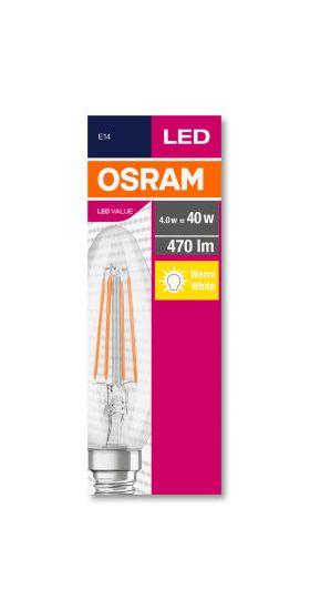 Лампа светодиодная OSRAM LED FILAMENT B40 4W (470Lm) 2700K E14