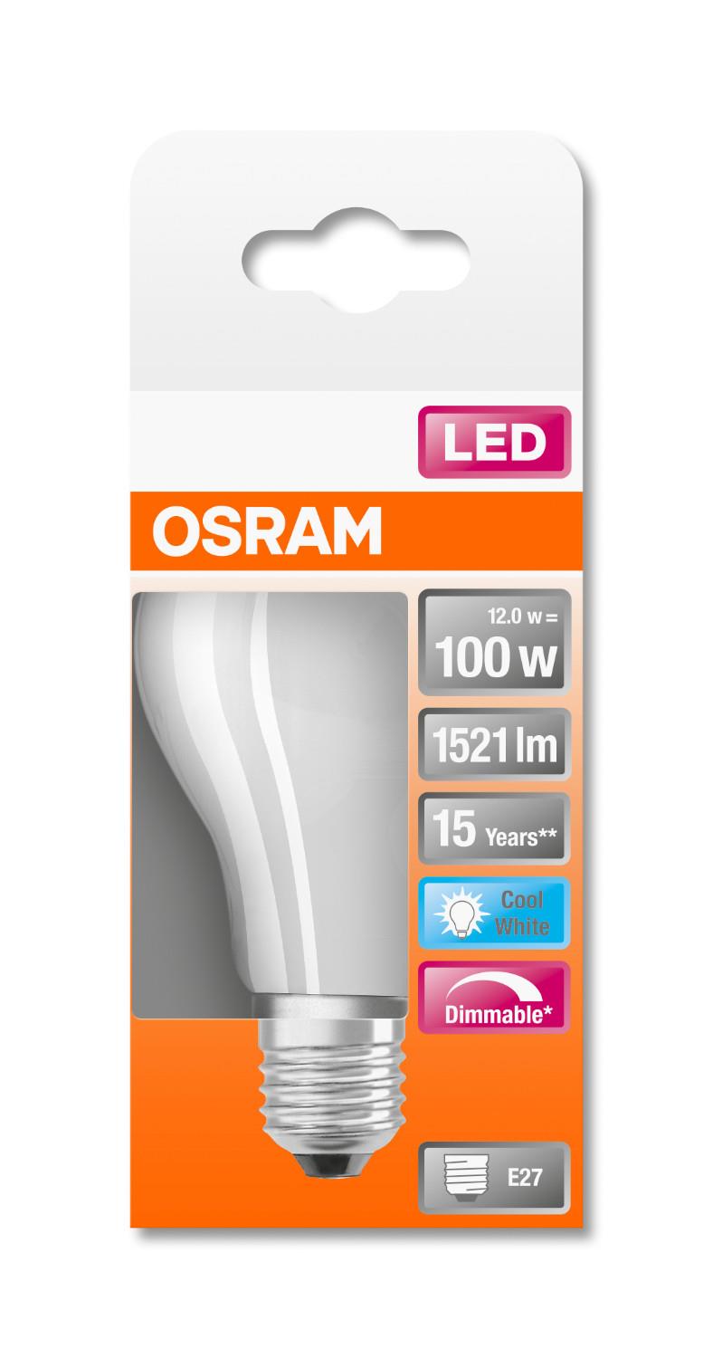 Лампа светодиодная OSRAM SST CLAS A 100 12 W/4000K E27