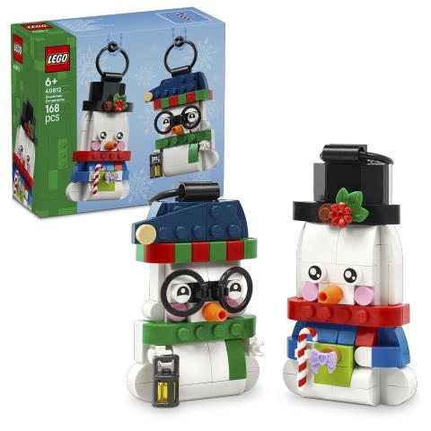 Конструктор LEGO Iconic Прикраси зі сніговиком