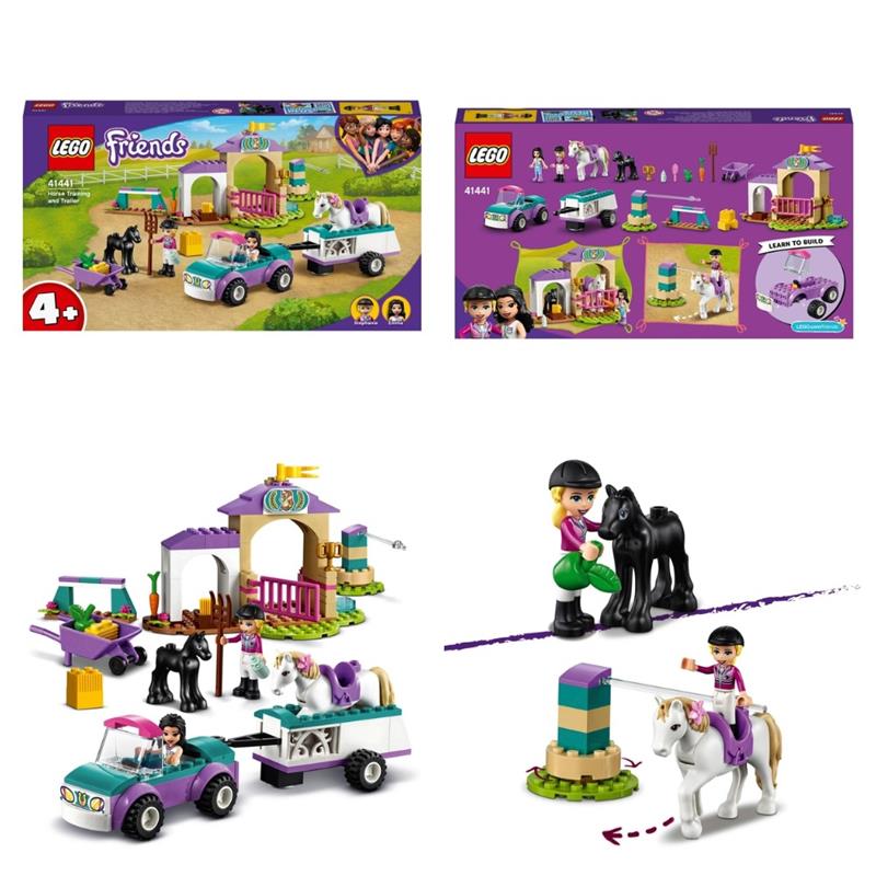 Конструктор LEGO Friends Тренировка лошади и прицеп для перевозки 41441