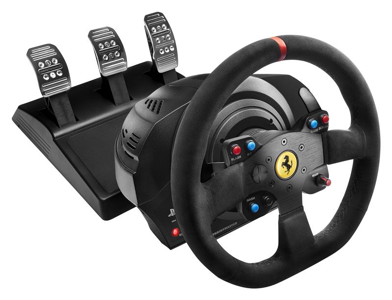 Руль  и  педали для  PC/PS4/PS3® Thrustmaster T300 Ferrari Integral RW Alcantara edition