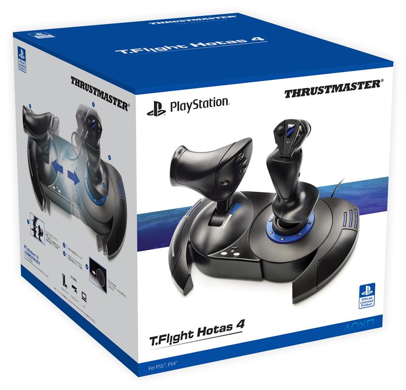 Джойстик с рычагом управления двигателем для PC/PS4 Thrustmaster T.Flight Hotas 4