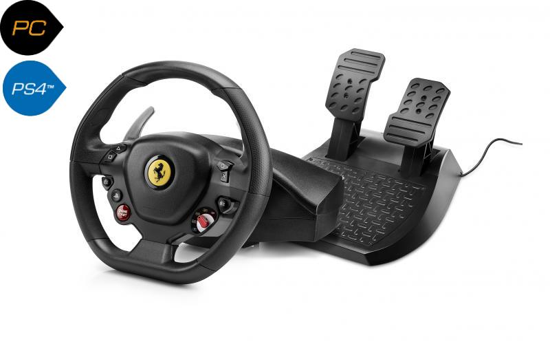 Руль  и  педали Thrustmaster для  PC/PS4 T80 FERRARI 488 GTB EDITION