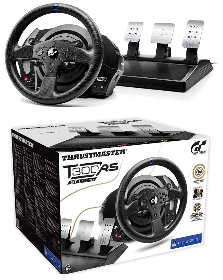 Кермо і педалі Thrustmaster T300 RS GT Edition Офіційна ліцензія Sony, PC/PS4/ PS3/PS5
