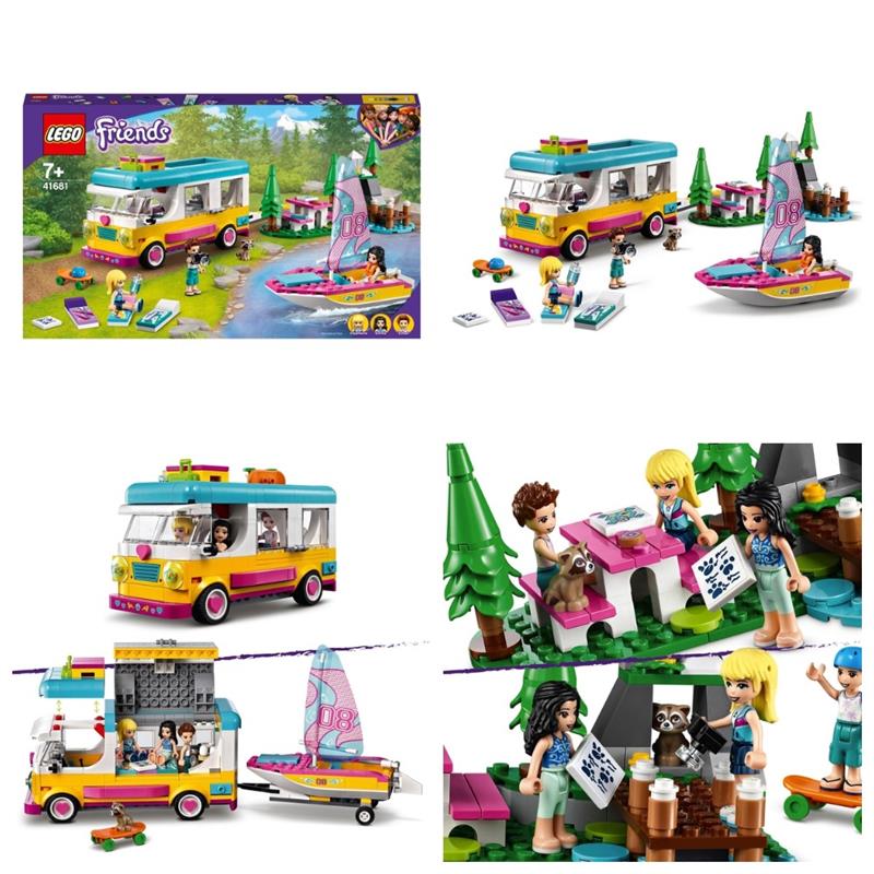 Конструктор LEGO Friends Лесной дом на колесах и парусная лодка 41681