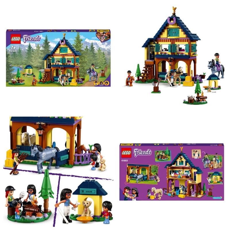 Конструктор LEGO Friends Лесной клуб верховой езды 41683