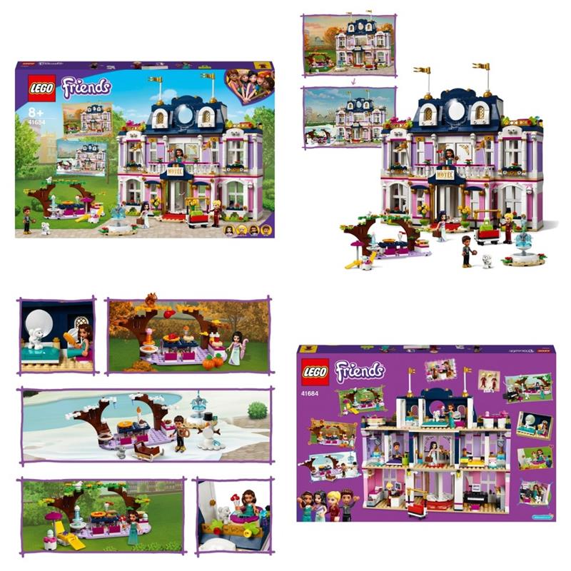 Конструктор LEGO Friends Гранд-отель Хартлейк Сити 41684