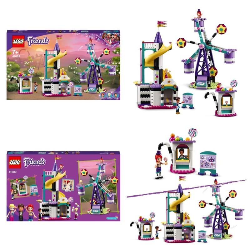 Конструктор LEGO Friends Волшебное колесо обозрения и горка 41689