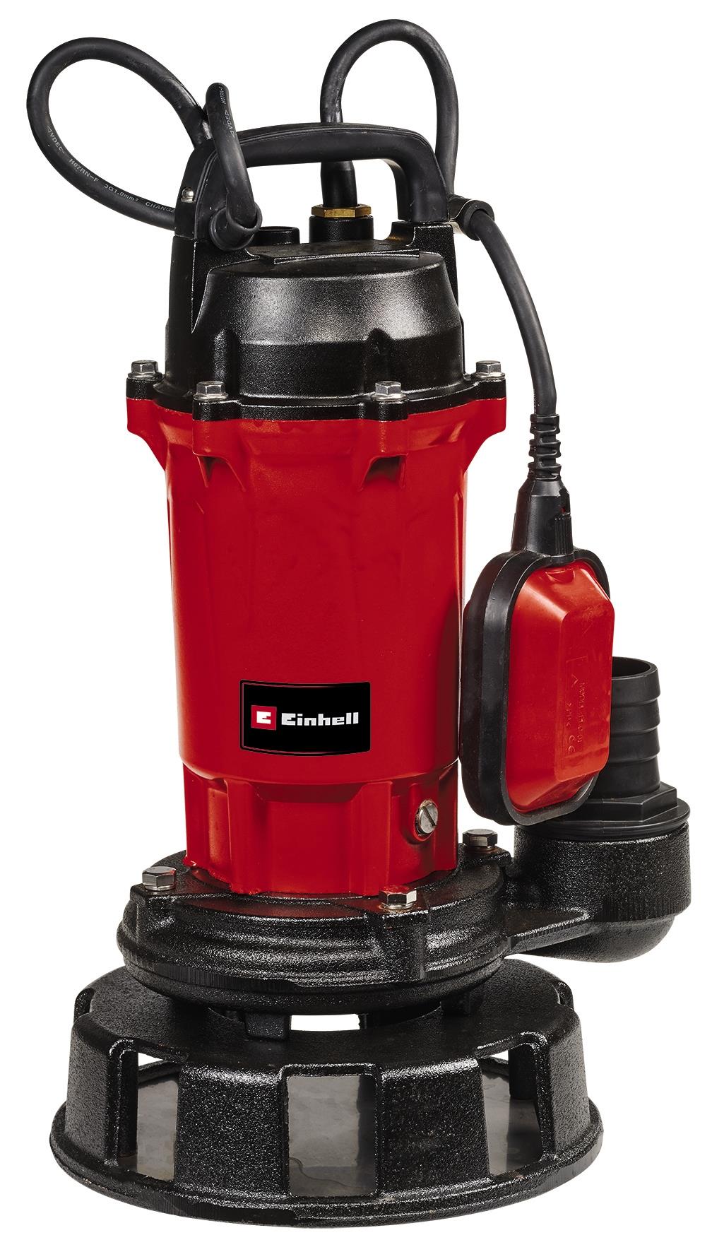 Насос дренажний Einhell GE-DP 900 Cut, 900Вт, 16000л/год, вис. под. 11.5м, занурення 7м, 12.8кг