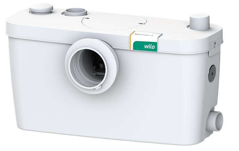 Каналізаційна станція Wilo HiSewlift 3-35, DN40/DN32/28/22, 243x353x622мм, 1 бар, 400Вт, 230В