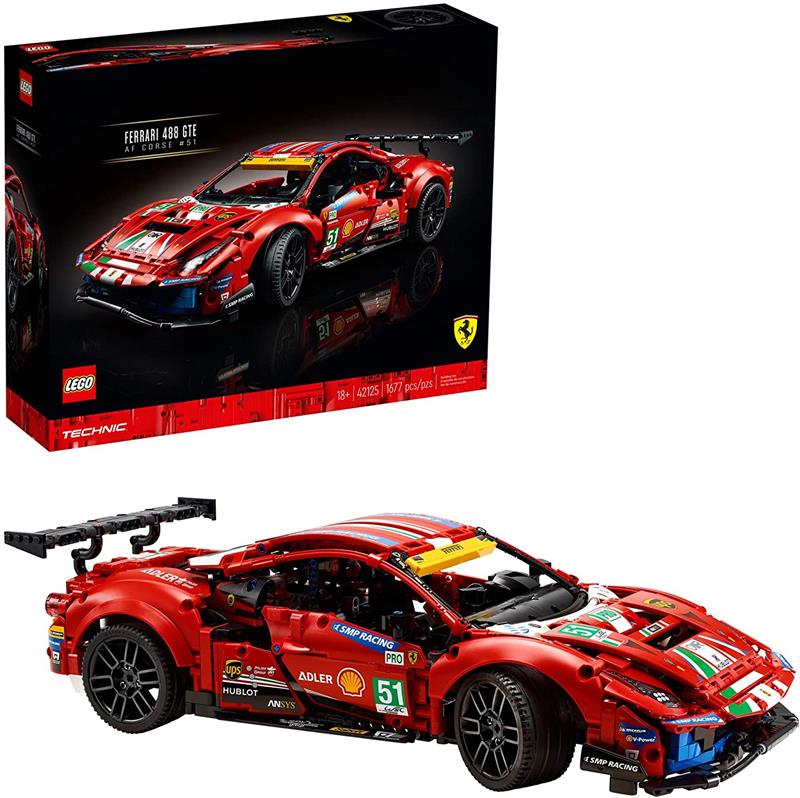 Конструктор LEGO Technic Ferrari 488 GTE “AF Corse #51” 42125