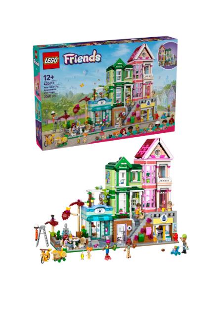 Конструктор LEGO Friends Хартлейк-Сіті. Квартири і крамниці