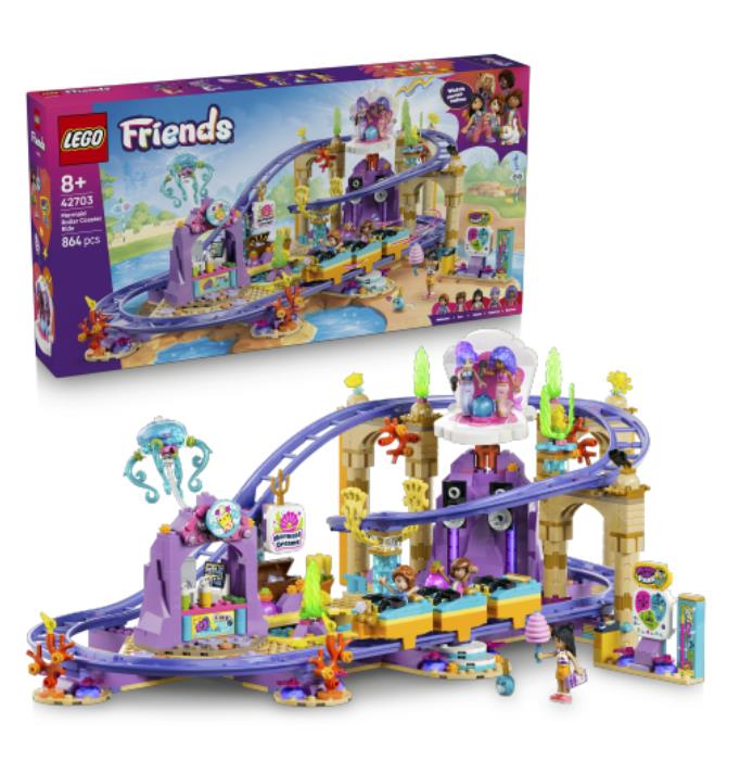 Конструктор LEGO Friends Американські гірки з русалками