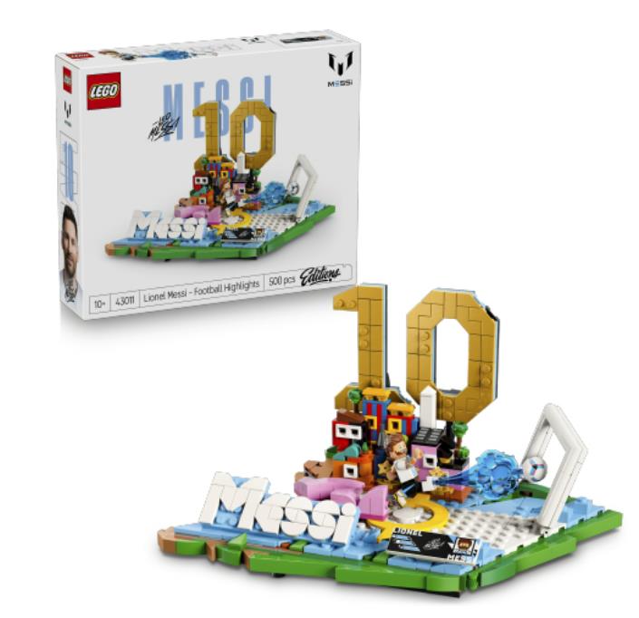 Конструктор LEGO Editions Football Ліонель Мессі — найкращі моменти футбольних матчів