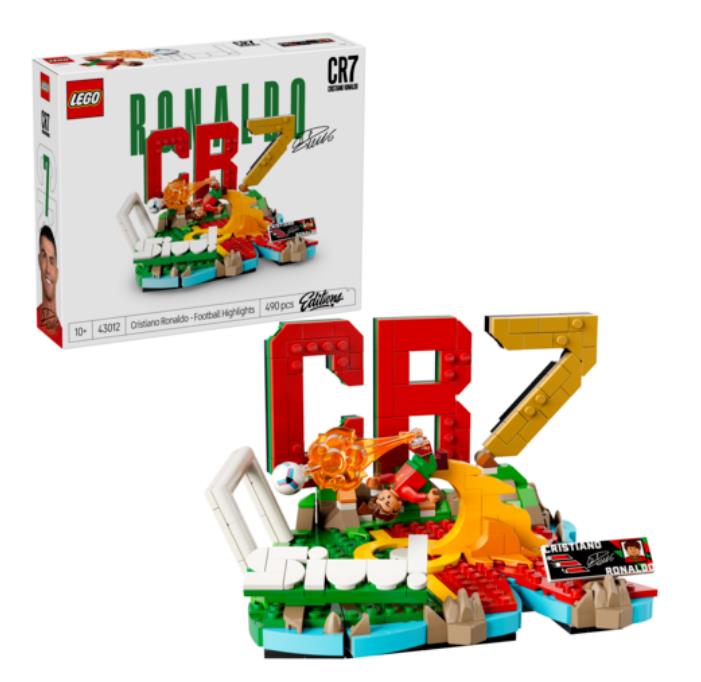 Конструктор LEGO Editions Football Кріштіану Роналду — найкращі моменти футбольних матчів