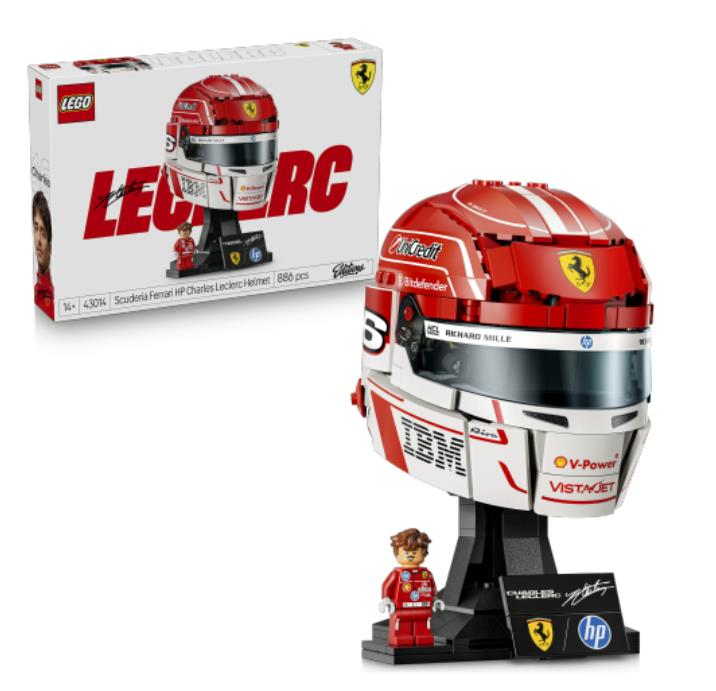 Конструктор LEGO Editions Formula 1 Шолом Шарля Леклера з команди Scuderia Ferrari HP