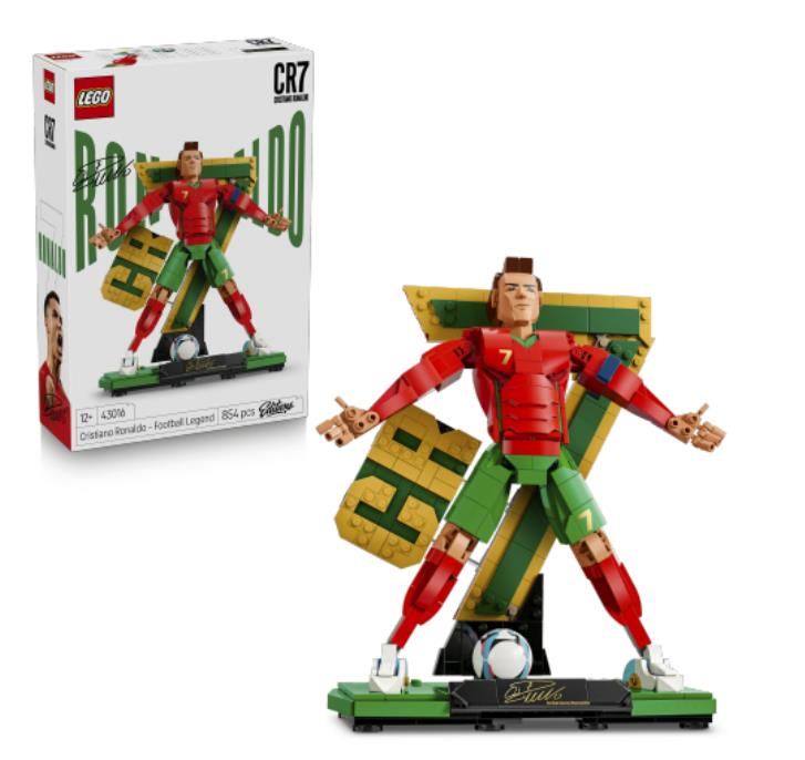 Конструктор LEGO Editions Football Кріштіану Роналду — легенда футболу