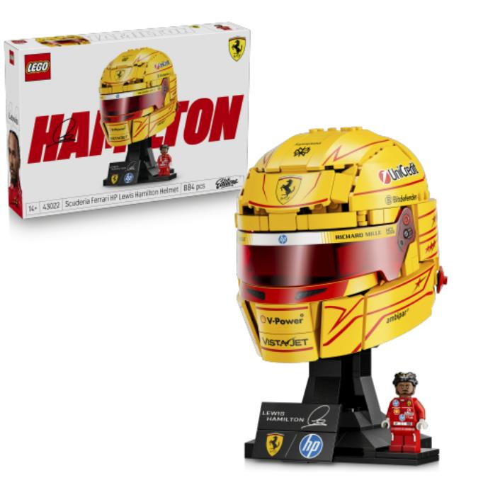 Конструктор LEGO Editions Formula 1 Шолом Льюїса Гамільтона з команди Scuderia Ferrari HP