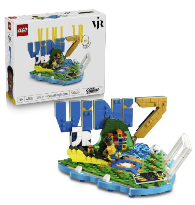 Конструктор LEGO Editions Football Вінісіус Жуніор — найкращі моменти футбольних матчів