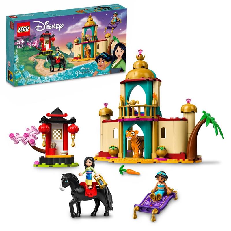 Конструктор LEGO Disney Приключения Жасмин и Мулан 43208