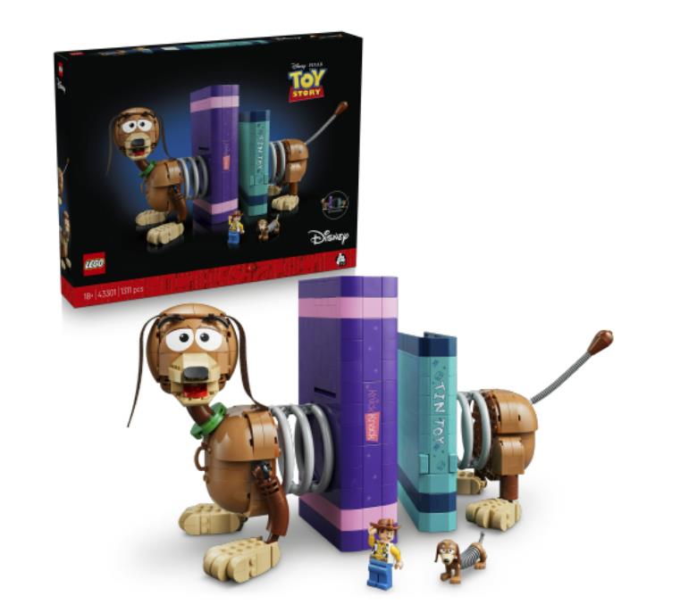 Конструктор LEGO Disney Pixar Книжкові підставки «Собачка Спіралька» з «Історії іграшок»