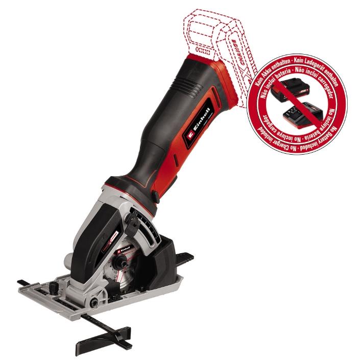Пила дискова акмуляторна Einhell TE-CS 18/89LI - Solo PXC 18В 89х10мм 1.72кг без АКБ та ЗП
