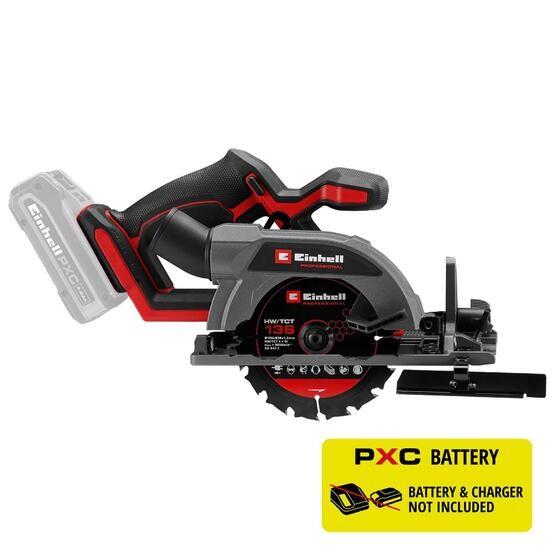 Пила дискова акумуляторна Einhell Professional TP-CS 18/136-C Li BL - Solo 18В 4000об/хв 136х20мм 2.26кг без АКБ та ЗП