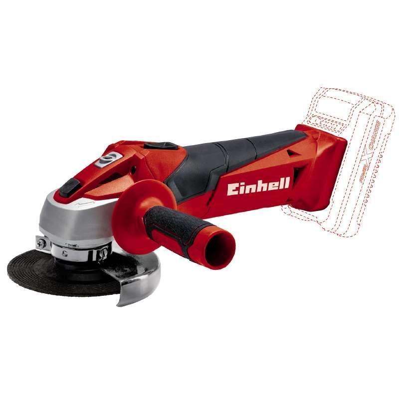 Шлифмашина угловая Einhell TC-AG 18/115 Li-Solo, PXC, аккум., 115мм, 8500 об/мин, 1.21кг, (без АКБ и ЗУ)