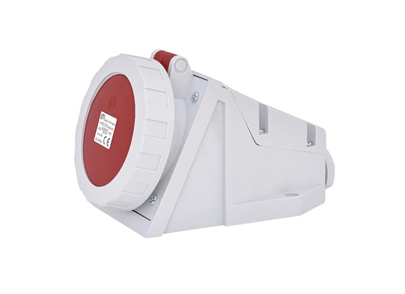 Розетка настінна ETI, EZH-3253 IP67 (32A, 400V, 3P+N+PE)