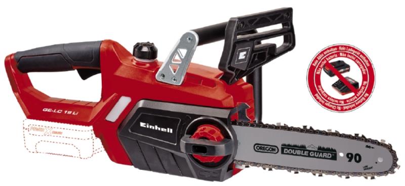 Пила цепная Einhell GE-LC 18 Li-Solo, PXC, аккум., шина 25см, 4.3м/с, 2.97кг, (без АКБ и ЗУ)