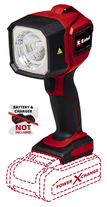 Ліхтар акумуляторний Einhell TC-CL 18/350 Li - Solo, PXC, 18В, 1 LED, 350лм, 7000К, 0.48кг без АКБ та ЗП
